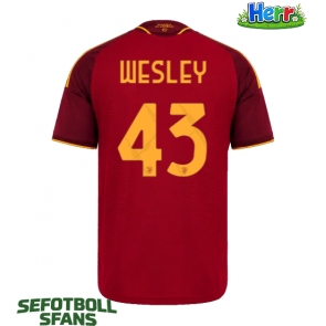 AS Roma Wesley Franca #43 Hemmatröja 2026-27 Kortärmad